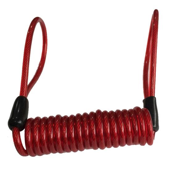 120cm Motorcycle Motorbike Safety Disc Brake Lock Spring Reminder Cable Coil