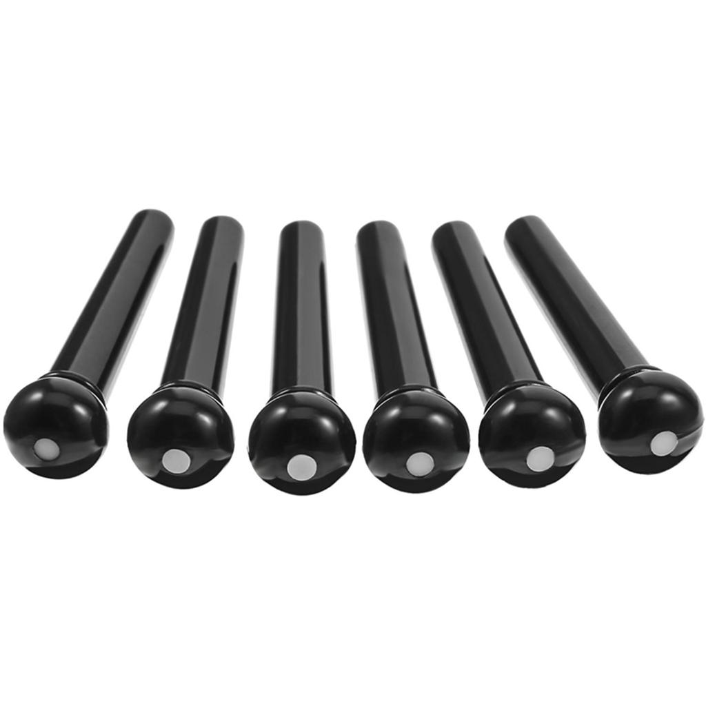 12pcs Guitar Bridge Pins Pegs with 1pc Bridge Pin Puller Remover 1pc Guitar Saddle 1pc Guitar Nut