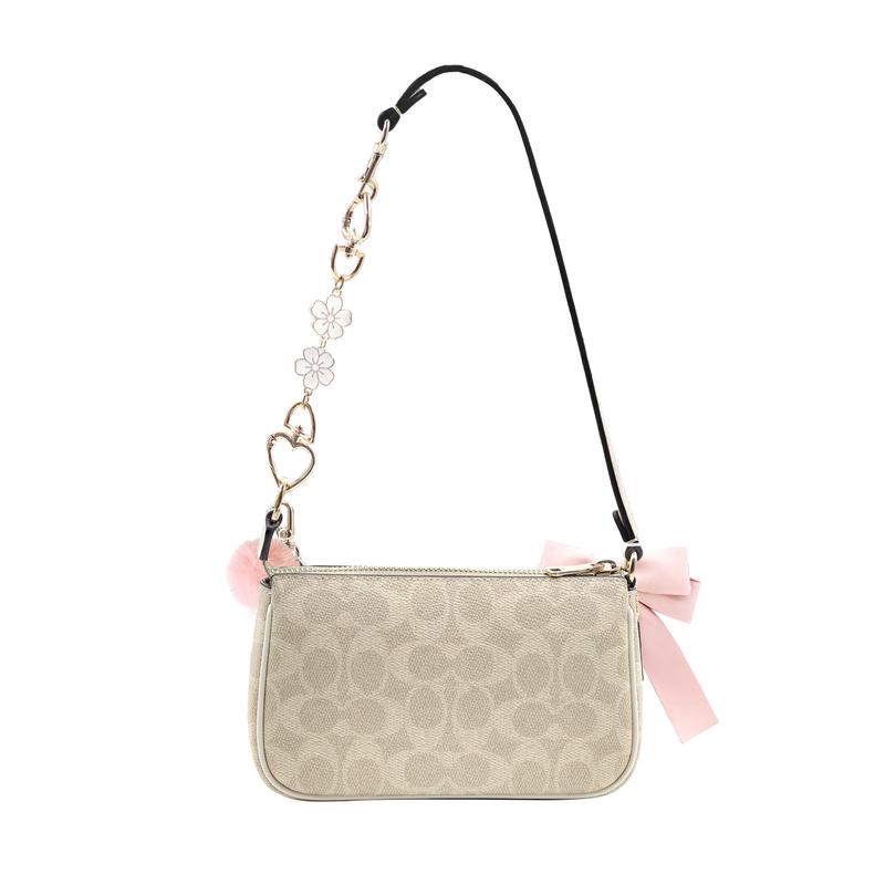 Coach Shoulder Bag [Customized Bag] Nolita 19 Princess Style Literary Classic Fashion Versatile Artificial Rose Wuyu Basic Package (Pack + Dust Bag)