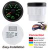 7 Color Backlight oil pressure gauge with sensor 0 to 5 bar 0-75PSI Auto Car Oil Press Meter For Marine Boat Yacht 12V24V