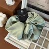 Oversize Satin Scrunchies Elatic Hair Bands Women Girls Ponytail Holder Silk Hair Ties Simple Large Chouchou Hair Accessories
