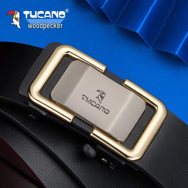 

TUCANO Men s Genuine Leather Automatic Buckle Belt 120cm