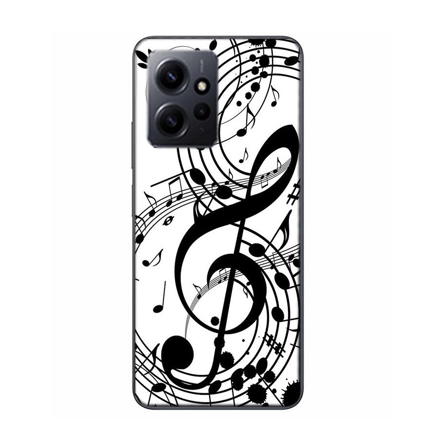 Piano Keys Musical Phone Case For Redmi Note 13 5G 14 Pro Plus Redmi 12 12C 13C 14C 10 10A 10C 9 9C 9T 9A 8 8A K70 Pro TPU Clear