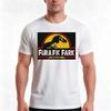 Furafic Fark Koszulka Letnia Casual Bawełniana T-shirt Oversize Streetwear Topy Vintage Graficzny Nadruk Luźny Krótki Rękaw
