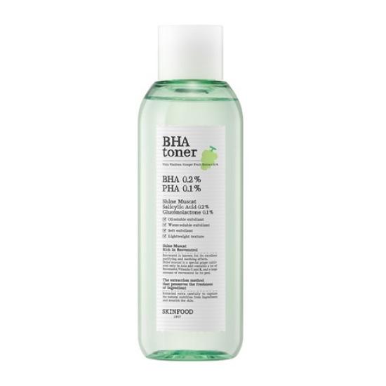 

SKINFOOD Shine Muscat BHA Toner (200ml, 1pc)