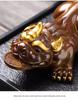 Color-Changing Pixiu Tea Pet Ornament for Gongfu Tea Sets - Golden Toad Model