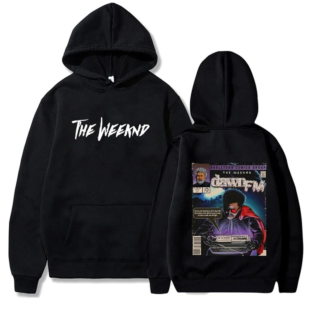 Weeknd Fleece Sweatshirts Casual Loose Hoodies The Weeknd Oversized Hoodie Streetwear Pullover Unisex Printing