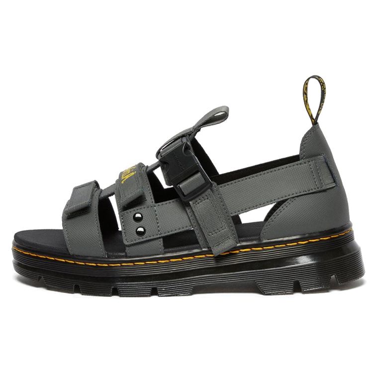 Dr. Martens Pearson Woven Sandals Unisex Sandals Gray 26474029 36