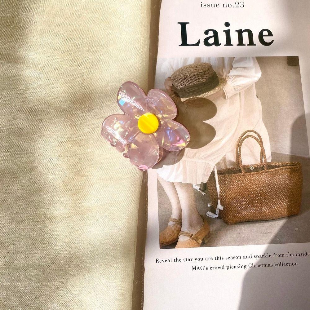 Hair Claws Hairpin Female Hair Accessories Small Hair Clip Korean Style Headwear Flower Hair Claw