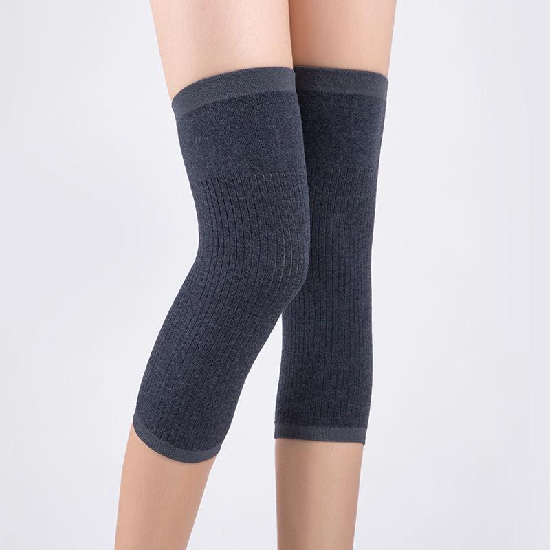 

Унисекс Шерстяные Наколенники Флисовая Подкладка Теплые Наколенники для Пожилых Защита от Холода Бесшовные для Помещений с Кондиционером XL