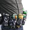 Adjustable Beer Waist Pack Beer Belt, 6 Pack Beer Holsters Beverages Belt Holder