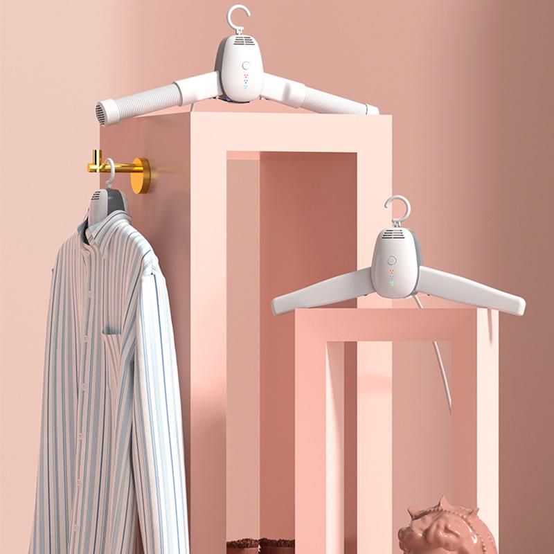 Electric Clothes Drying Hanger Portable Foldable Intelligent ABS Shoe Dryer Hanger for Business Home