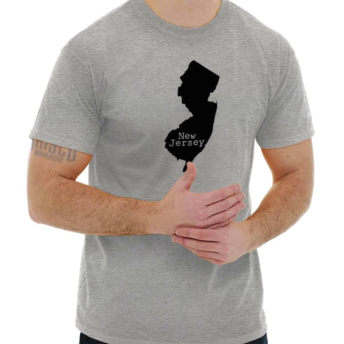 New Jersey State Vacation Souvenir NJ Pride Adult Short Sleeve Crewneck Tee XXXL