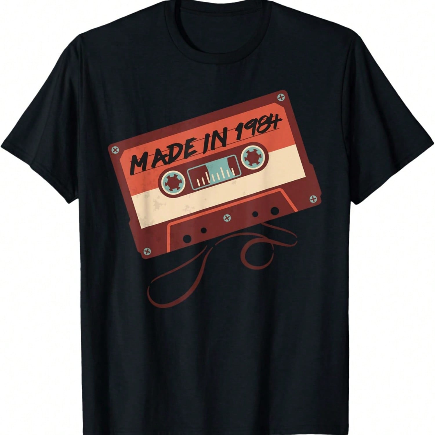 Made In 1984 Birthday T-Shirt - Vintage Tape Cassette Shirt T-Shirt S разноцветный