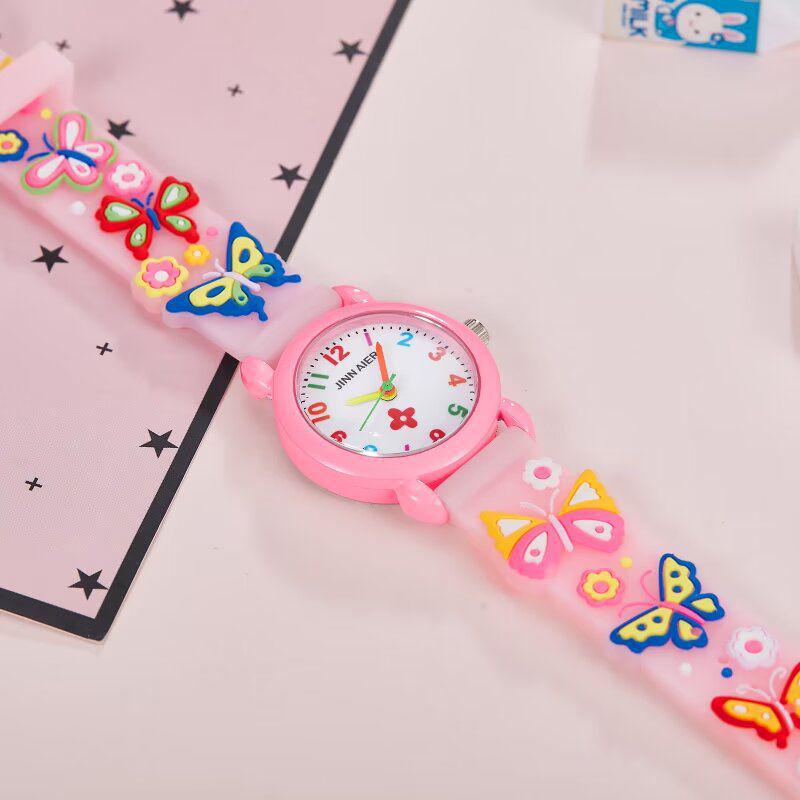 Children s Waterproof Quartz Watch with 3D Silicone Strap for Toddlers and Kids 110