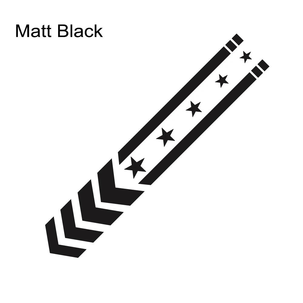 Motorcycle Fender Sticker Star Arrow Stripes Front Fairing Vinyl Decals Waterproof Decor Motorbike Safety Driving Accessories