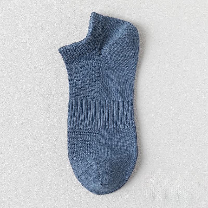 Men's Summer Thin Deodorant Mesh Breathable Sweat Absorbing Sports Socks