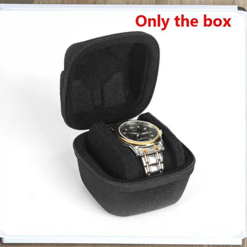Watch Travel Case Fit Large And Small Watches,With Soft Watch Pillow Hardshell Compact Watch Box,Safe Watch Storage