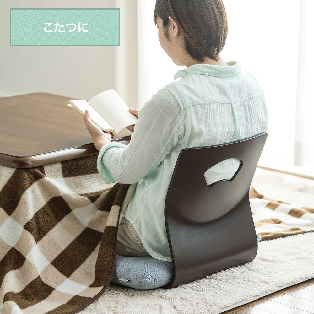 Japanese Style Single Low Buddhist Memorial Finished Brown E-Supply Chair, Wooden, Seater, Type, Ceremony, Kotatsu, Bentwood, Stacking, Product,