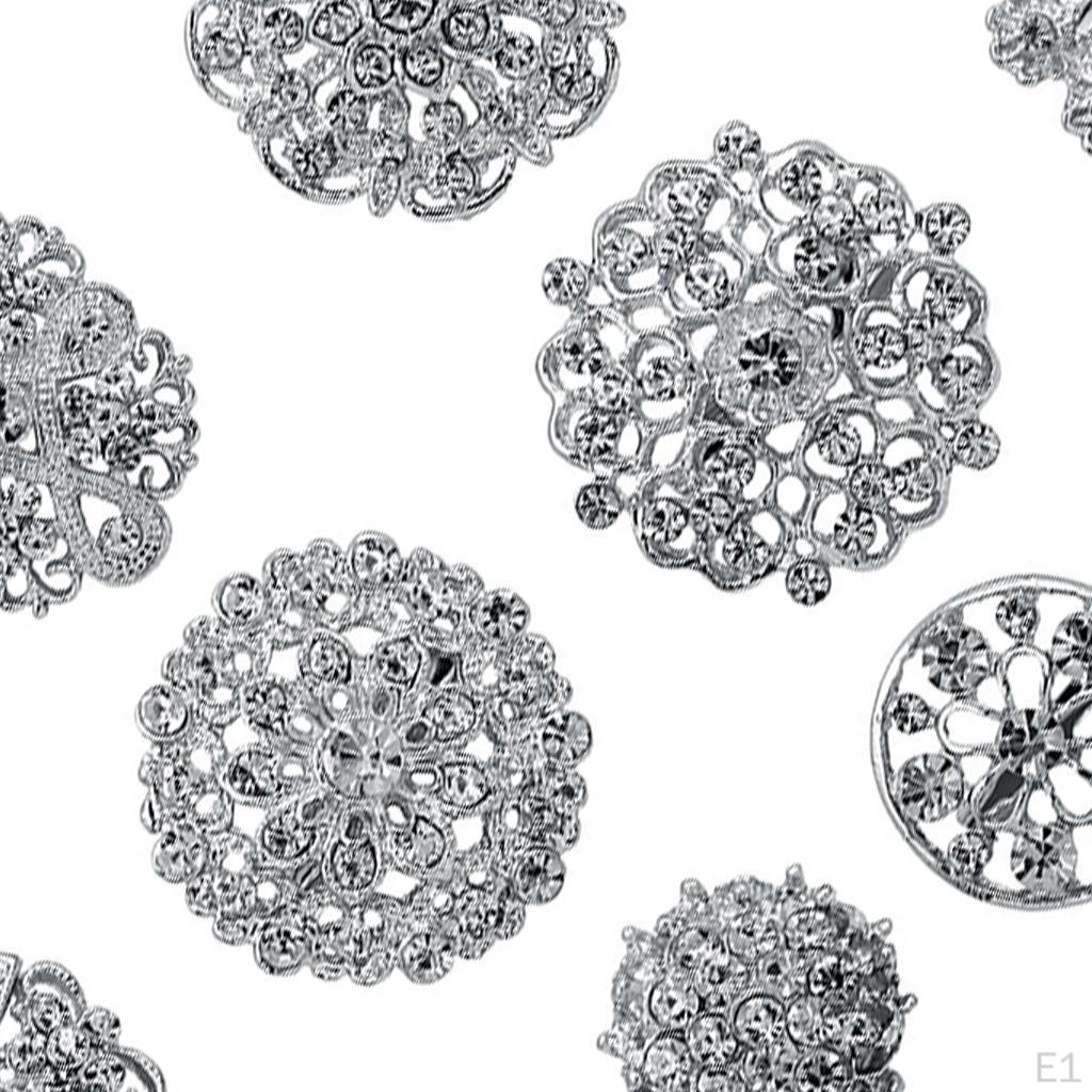 Rhinestone Brooch Pins Set for Elegant Dressing and Jewelry Decoration