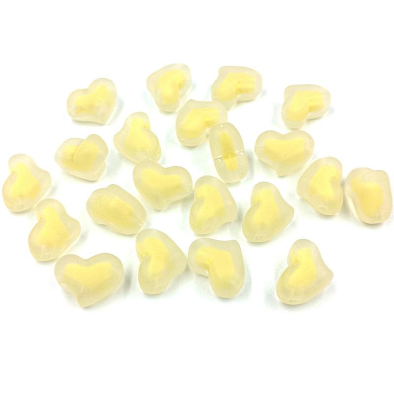 Creative Acrylic Pumpkin/Peach Heart Beads Clear/Matte 10Pcs Corespun DIY Handmade Materials Pendants for Jewelry Making
