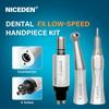 Niceden FX Styl Zubní Nízkorychlostní Sada FX Rovný Násadec A FX 1:1 Kolénkový vzduchový motor 2/4 otvory s kuličkovým ložiskem
