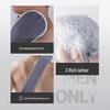 Northeast Exfoliating Bath Scrubber Set: Gray, Long Strip, Double-Sided, Fine Sand Texture - 3 Pieces