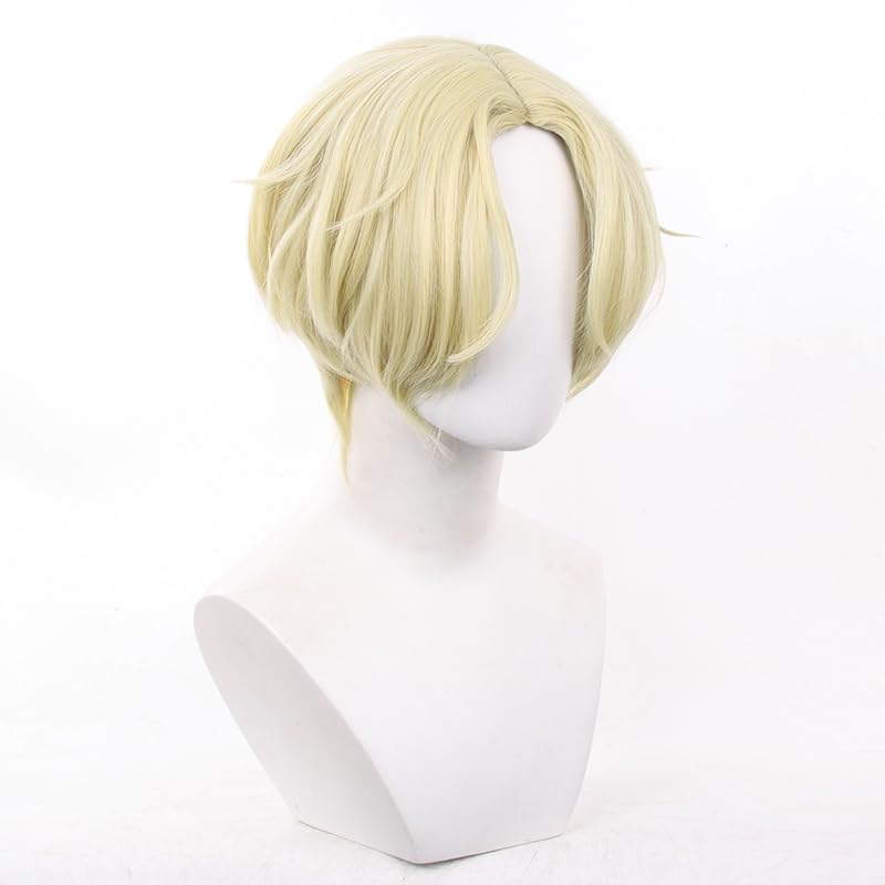 YUKIHALOLJ Alien Stage Luca (LUKA) Cosplay Wig with Net, Heat Resistant, Costume Wig, Halloween Costume