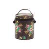 Kenzo Floral Print Surround Zip Bucket Bag Women Handbags Black FC62SA704B0499