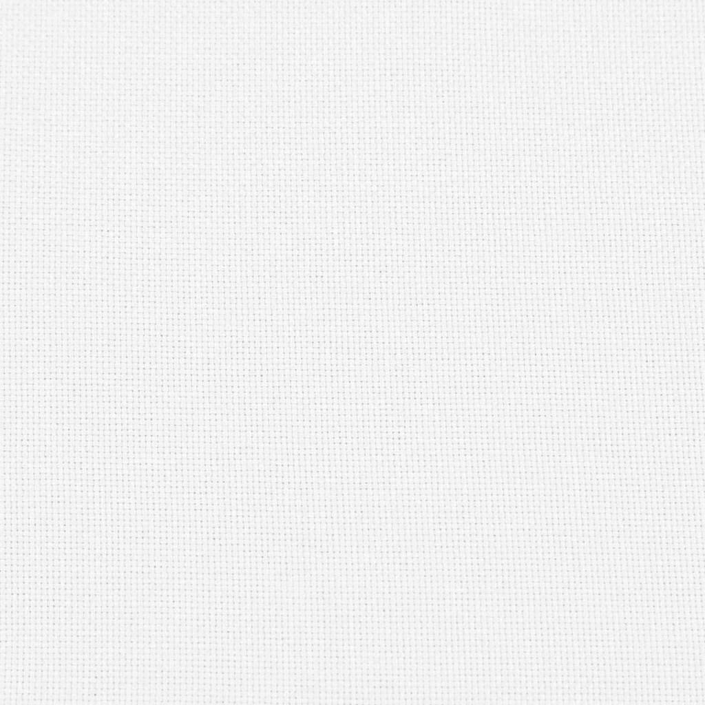 Back Cushion White 140 X 19 X 50 Cm Fabric