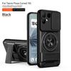 Slide Camera Cover Compatible for Tecno Pova Curve 2 Case With Built-in Ring Stand and Folding Stand