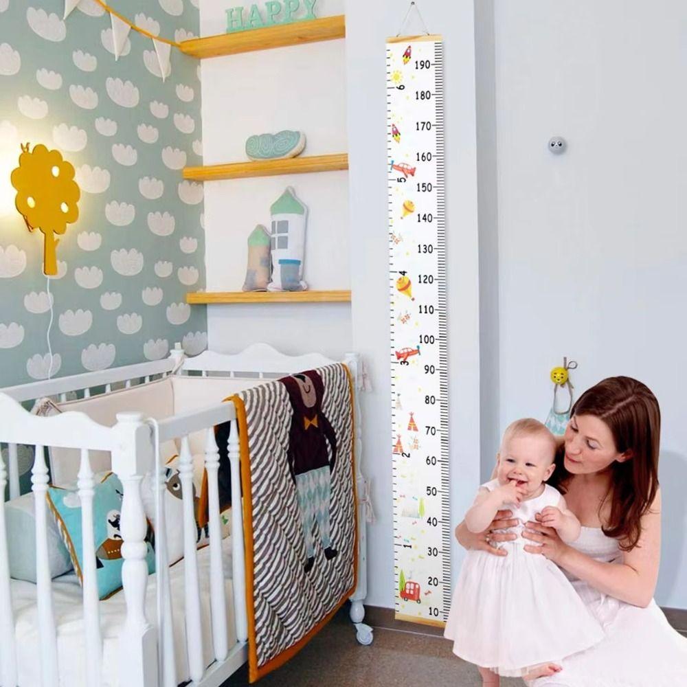 Removable Children's Height Ruler Wall Hanging Height Measuring Chart  for Kids Child Room