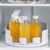 Kitchen Drinks Seasoning Storage Shelf Rotatable Fridge Storage Box Turntable Organizer for Home Cabinet Counter Bedroom Dining