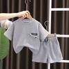 Cotton Soft Baby Boys' and Girls' Clothing Sets Casual Fashion Kids Short Sleevesuits Summer Wear