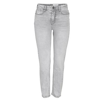 Noisy May Moni Straght Ankle Fit Az277Lg High Waist Jeans