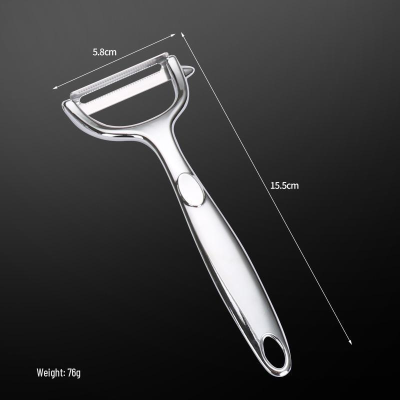Multi-Functional Stainless Steel & Zinc Alloy Fruit Peeler and Grater