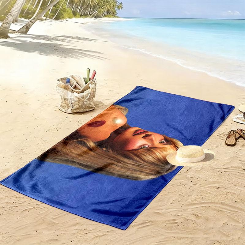 Sabrina Poster Print Beach Towel, Large Soft Quick Dry Towel for Beach Camping Swimming