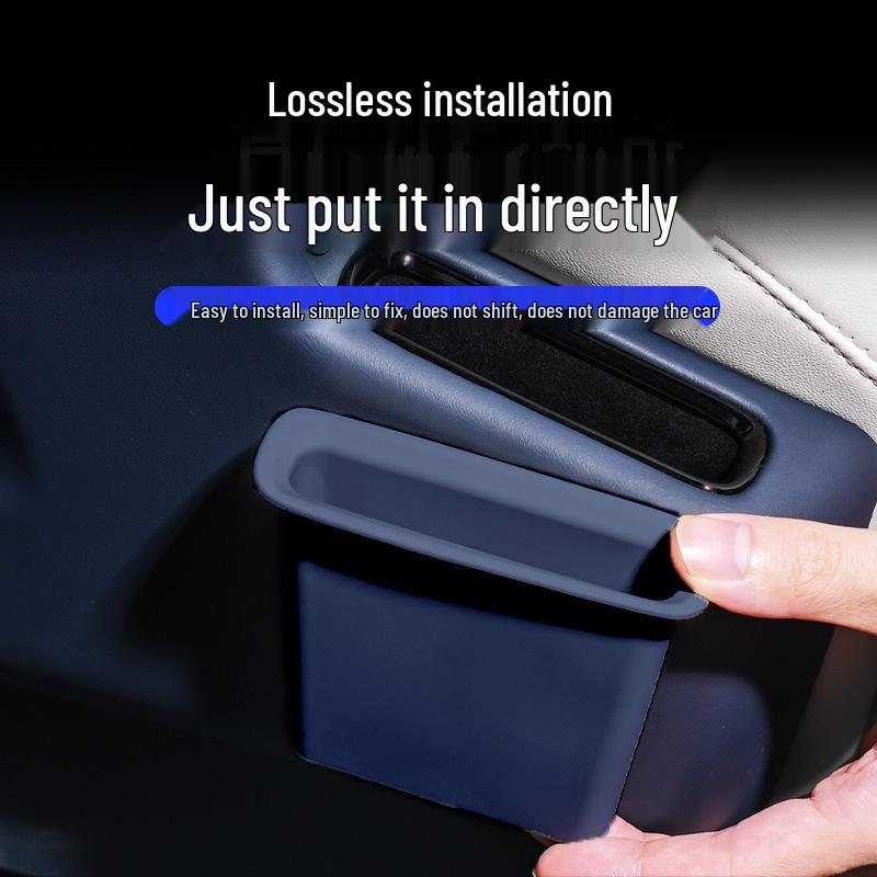 Zeekr 9X Second Row Seat Storage Box with Phone Slot - Interior Car Decoration Accessories