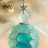 Holiday Party Favors Sea Glass Marine Life Advent Calendar 24 Day Countdown Box Christmas Eve Surprise with Ocean Animal Acrylic Ornaments,