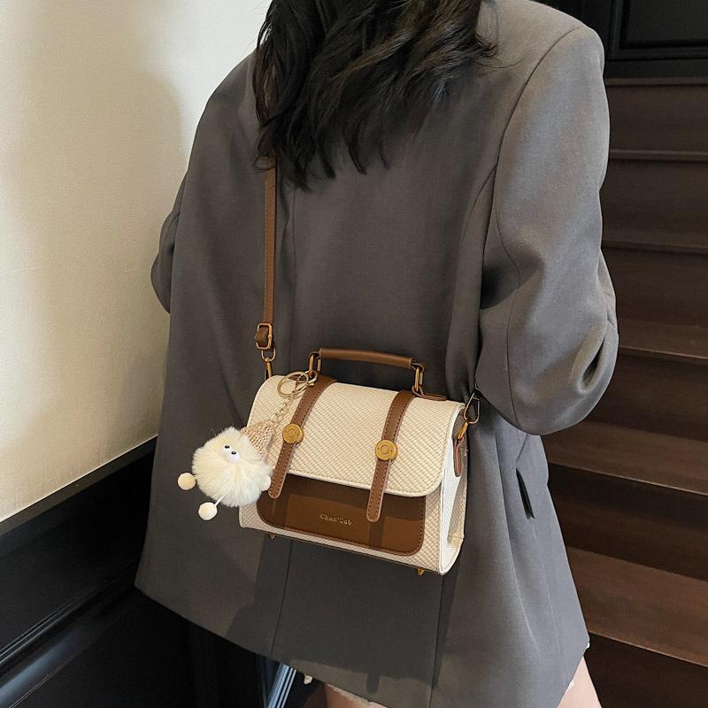 Premium Messenger Small Square Bag Women's 2025 Summer New Korean Version Simple Casual Portable Commuter Shoulder Women's Bag
