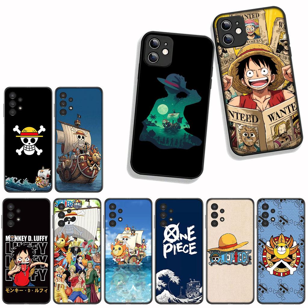 for Apple iPhone 16 15 14 Plus 13 12 Mini 17 Pro Max + 16E Air 16+ ProMax Phone Cover Case Luffy ONE PIECE Thousand Sunny
