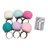 6pcs Felt Pin Cushion Rings with Fabric Pins Vintage Lightweight Finger Pin Cushions for DIY Crafts Quilting Light
