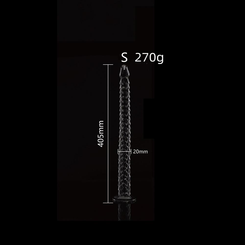 Deep Transparent Dragon Whip Dildos Female Climax Masturbation Device Soft Chrysanthemum Anal Massage Stimulating Sex Toys