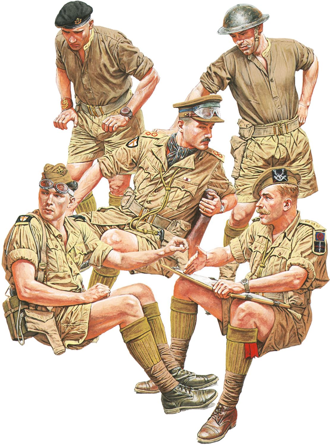 

Miniart British Jeep Crew SP Edition Plastic Model MA35469 1/35 (Person)