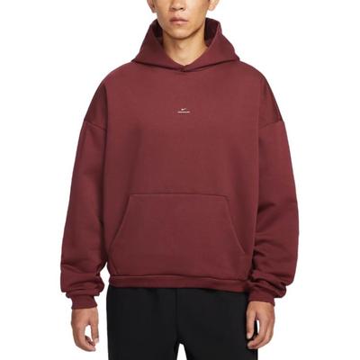 Nike Standard Issue Therma-FIT Men's Pullover Hoodie Dark Team Red Pale Ivory IM5919-619