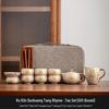 Dunhuang Ru Kiln Travel Tea Set with Xishi Pot