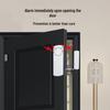 White Custom Self-Defense Door Alarm: Magnetic Anti-Theft Device for Home Security and Emergency Alerts