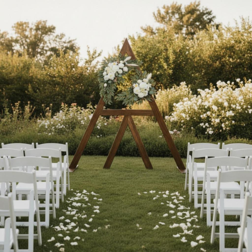 Chair Back Floral Decoration Elegant Decorations Versatile for Brides