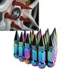 20pcs Car Wheels Rims Lug Nuts With Spike Extended Tuner Nut M12 X 1.5/M12 X 1.25 Wheel Bolt Screw Aluminum Lug Nuts Universal