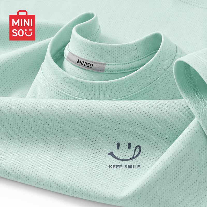MINISO Men s Ice Silk Breathable Short Sleeve T-Shirt 3XL